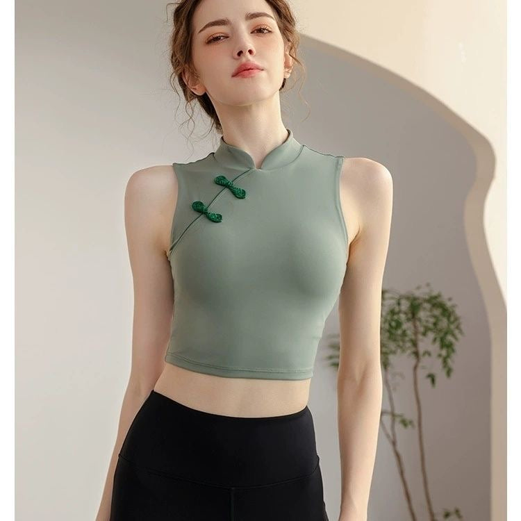 🧘🏻♀️ Yoga Qipao halter top