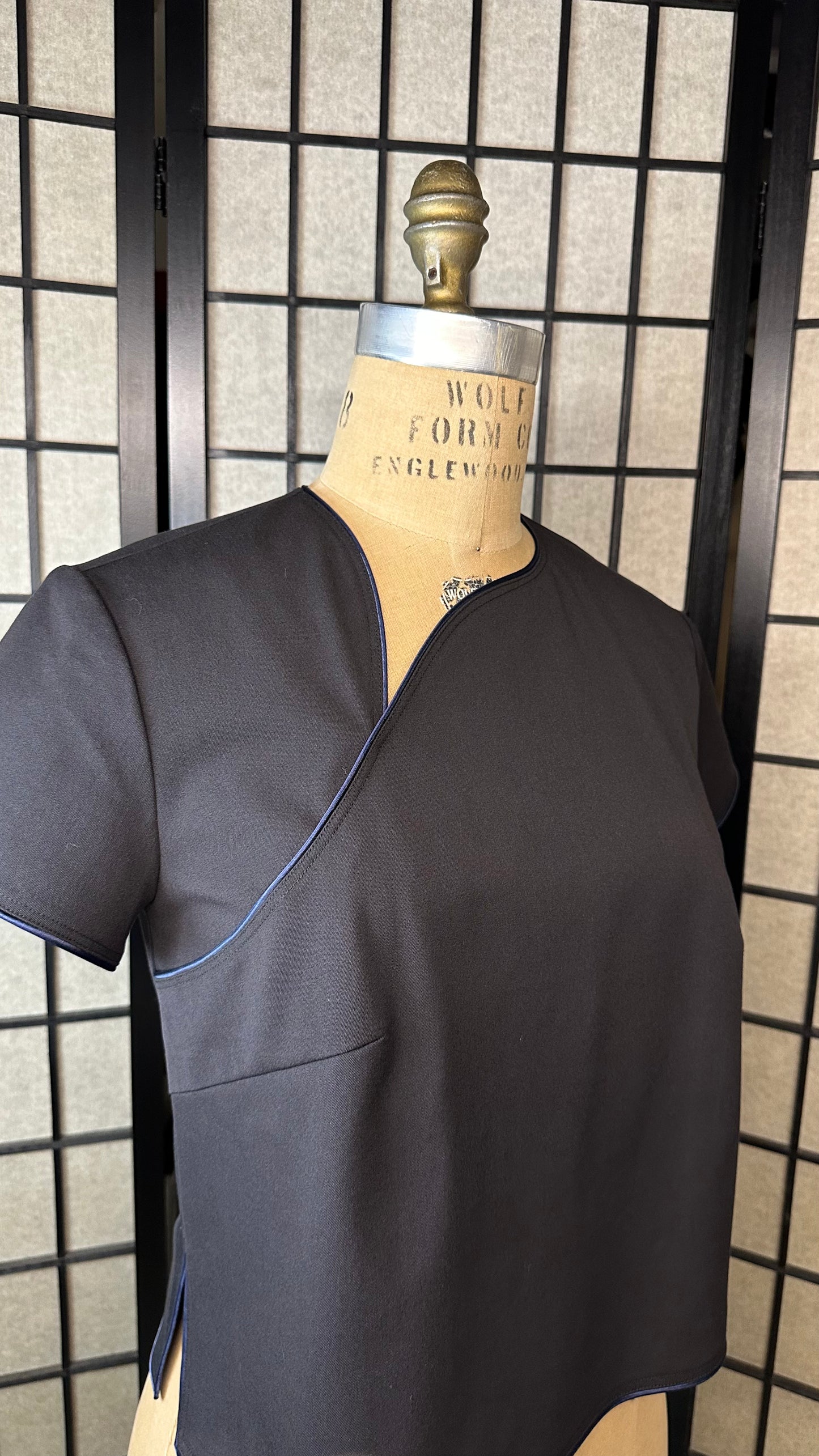 🧘🏻♀️Collarless Cheongsam Top (Short sleeves)