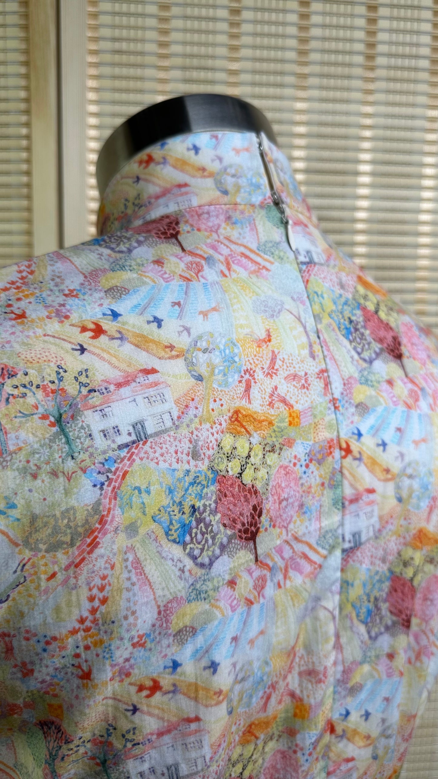 💐 Joyful Village Baumwoll-Cheongsam