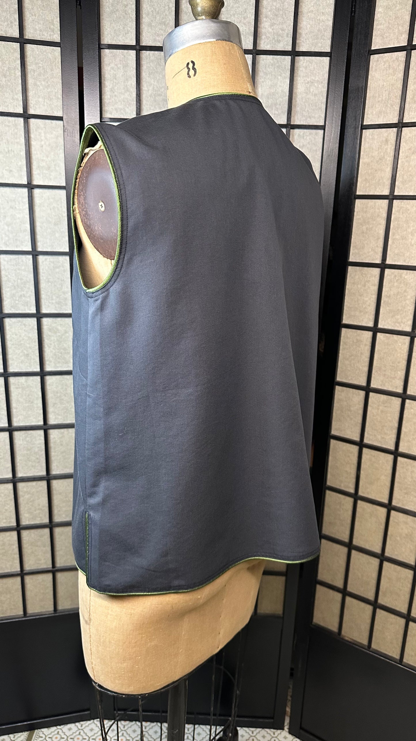 🧘🏻♀️Collarless Cheongsam Top