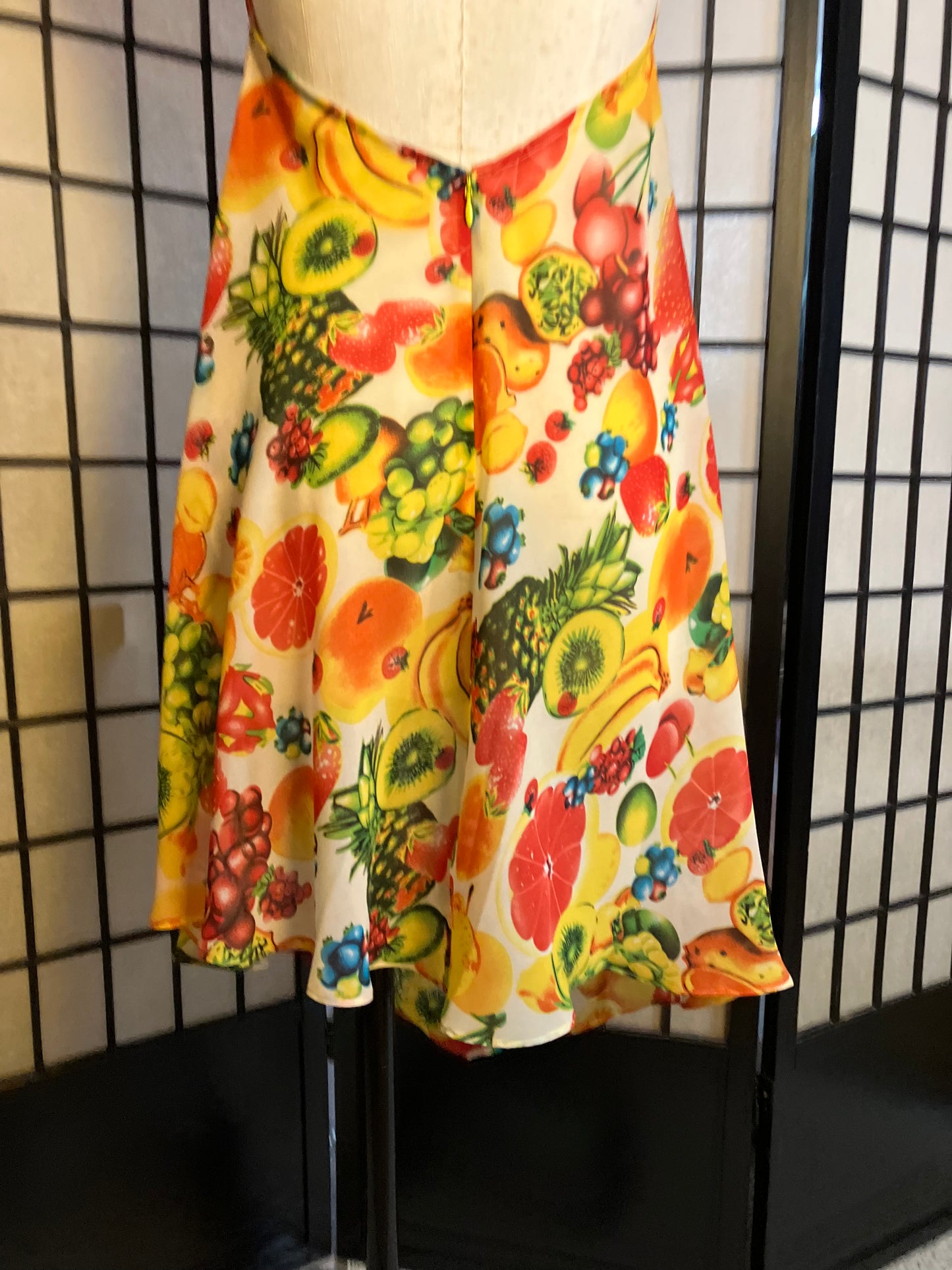 🍊Fruchtig 🍇🥝🍓Cheongsam auf Bias