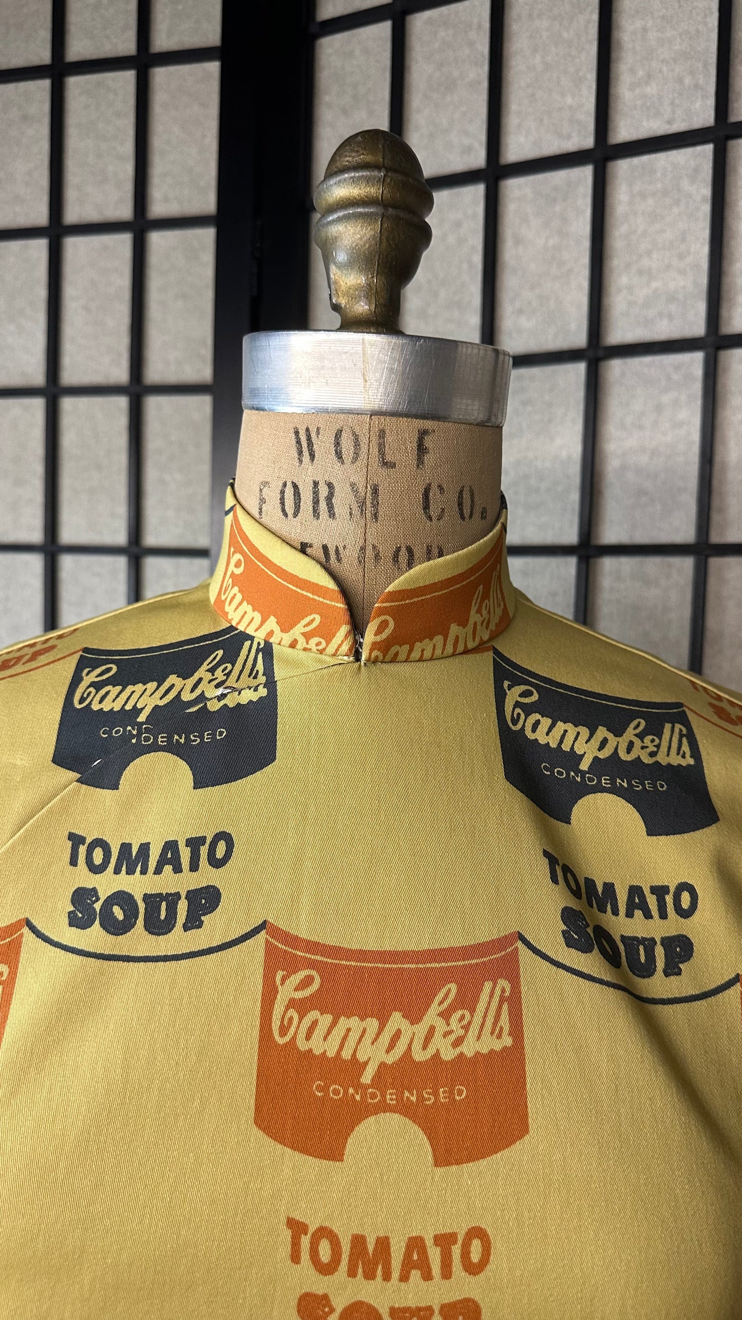 🥫Campbell Soup A-Linien-Cheongsam
