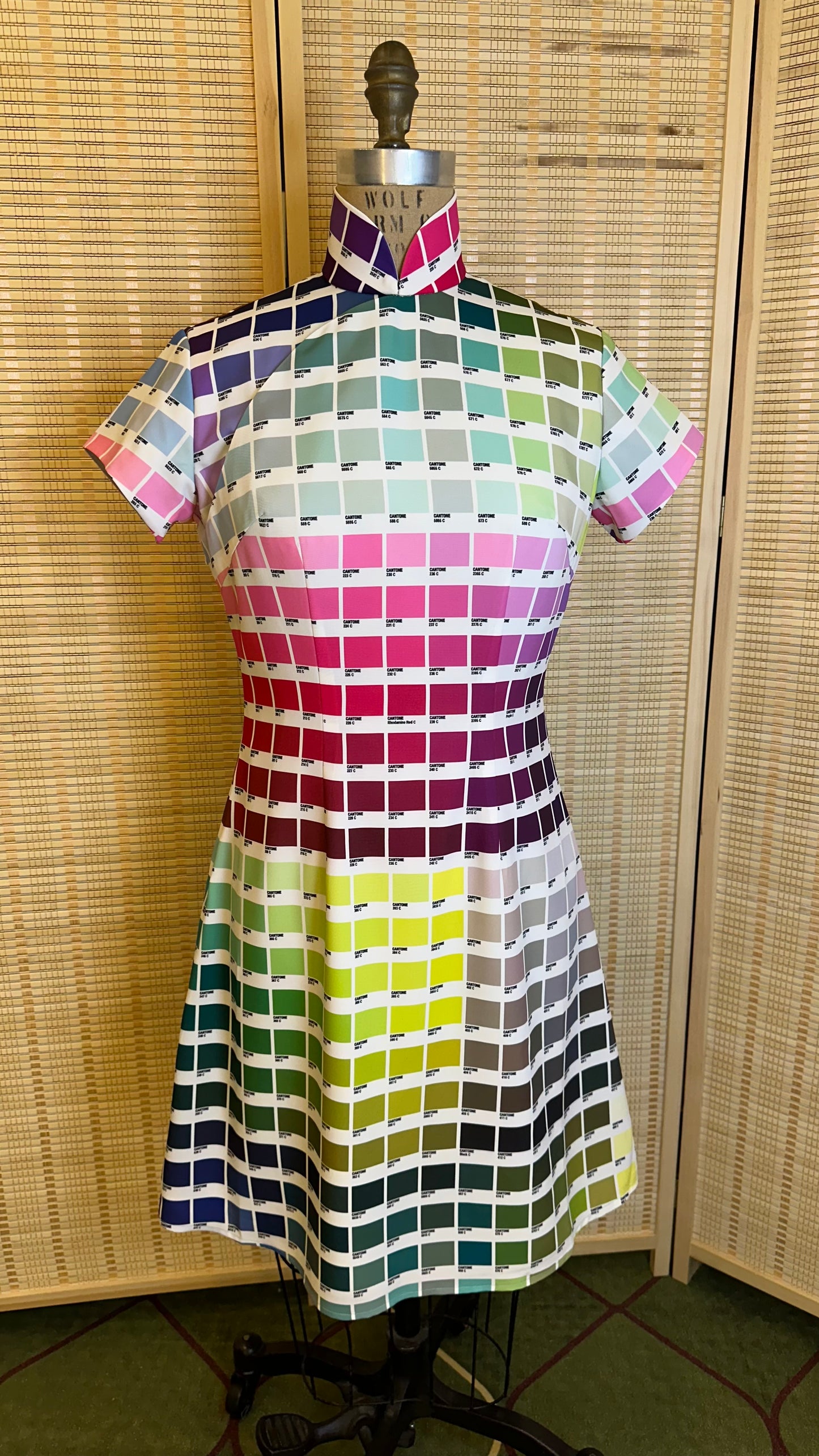 🎨 Cantone Cheongsam A-Line - 企直啲 Stand Tall D