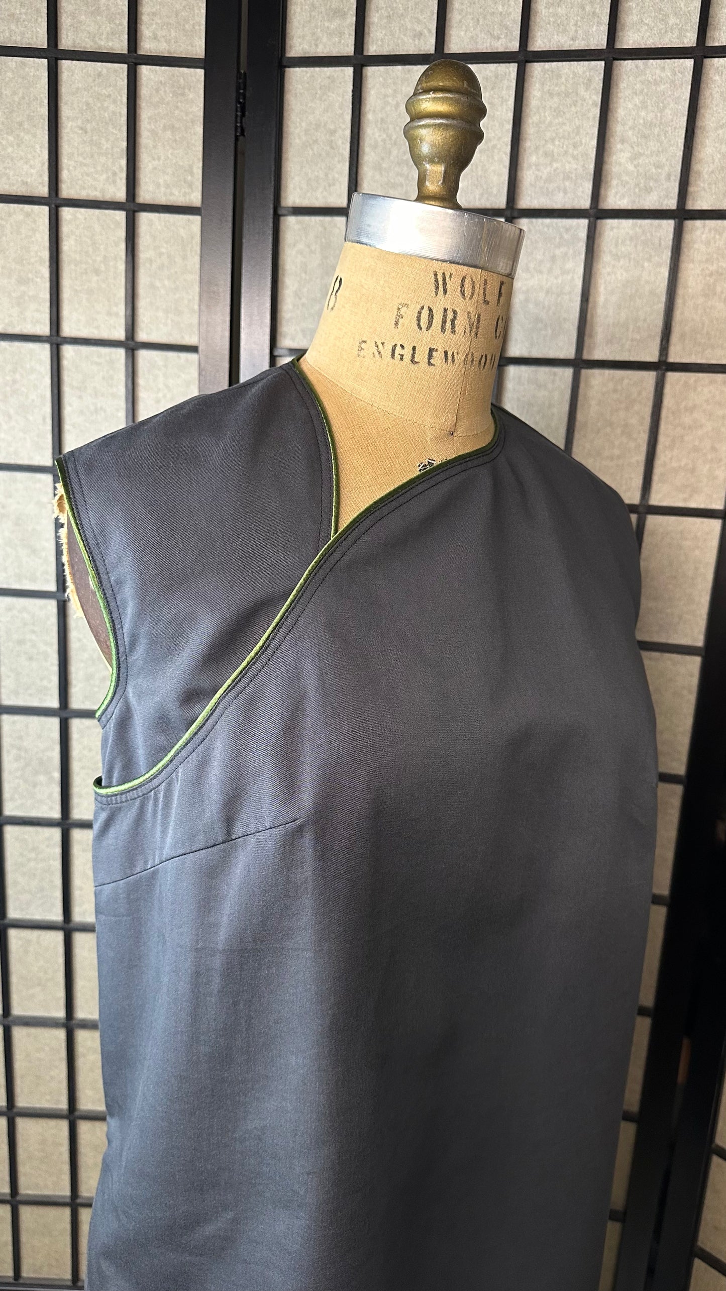 🧘🏻♀️Collarless Cheongsam Top