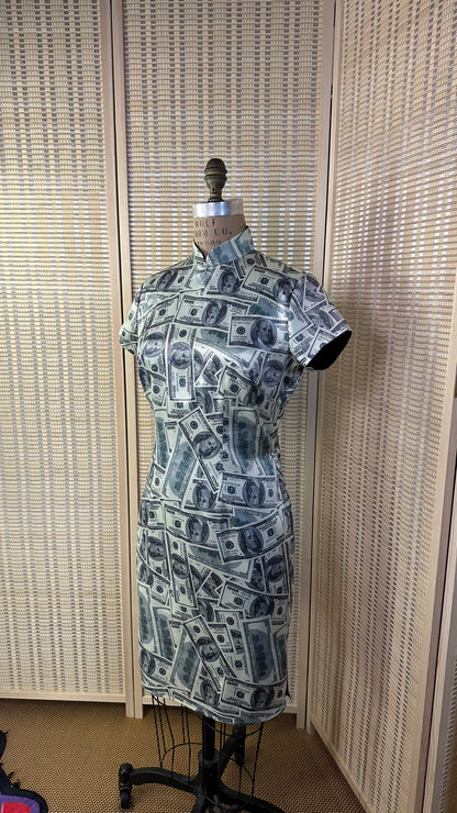 💵USD Satin Cheongsam