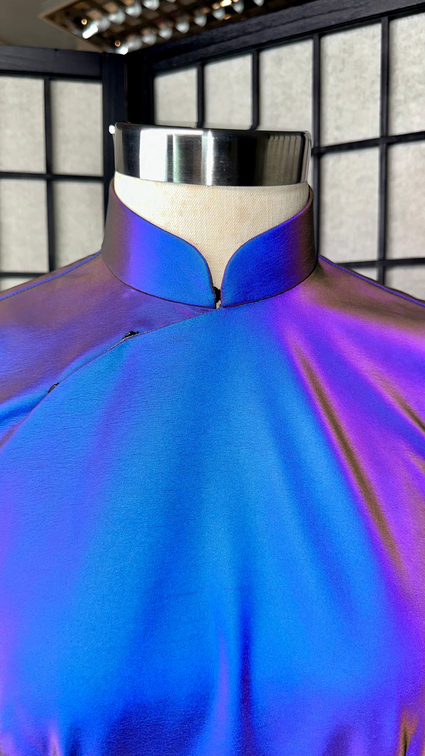 ⚡ 3M Reflective Stretchy Cheongsam A-Line