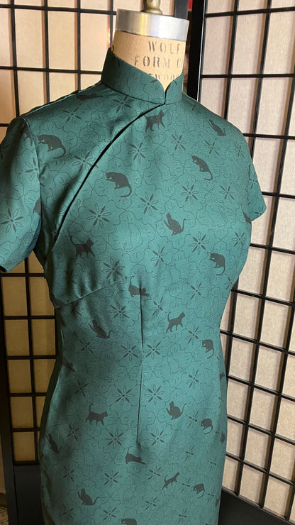 🐈 🍀 Caterfoil Cheongsam