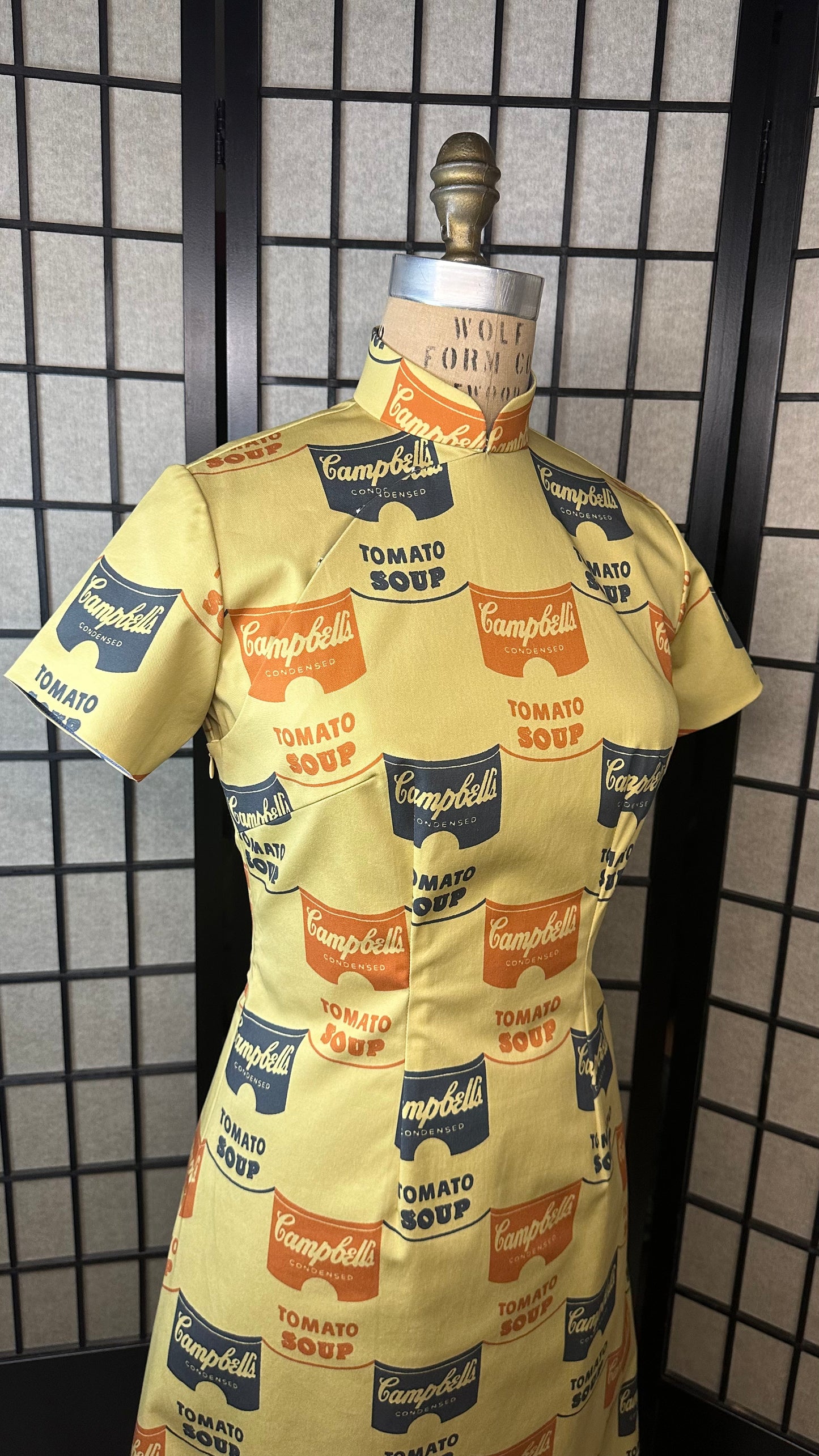 🥫Campbell Soup A-line Cheongsam