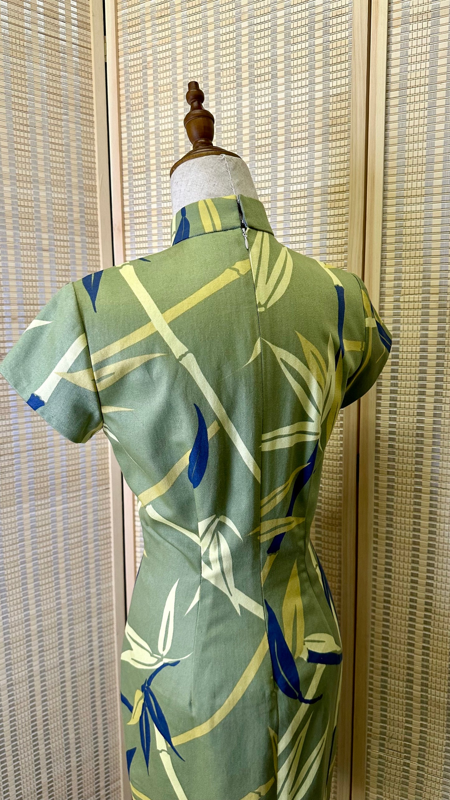 🎋 Cotton Bamboo Cheongsam