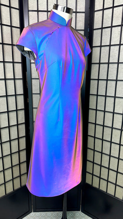 ⚡ 3M Reflective Stretchy Cheongsam A-Line