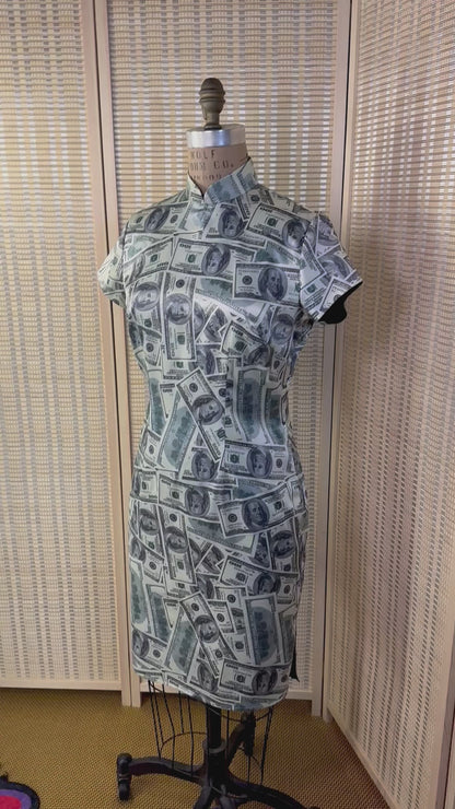 💵USD Satin Cheongsam