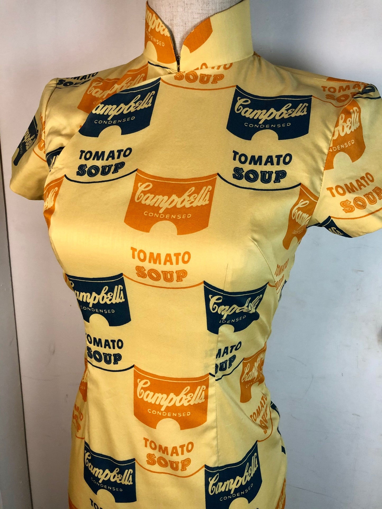 🥫Campbell Soup Cheongsam - 企直啲 Stand Tall D