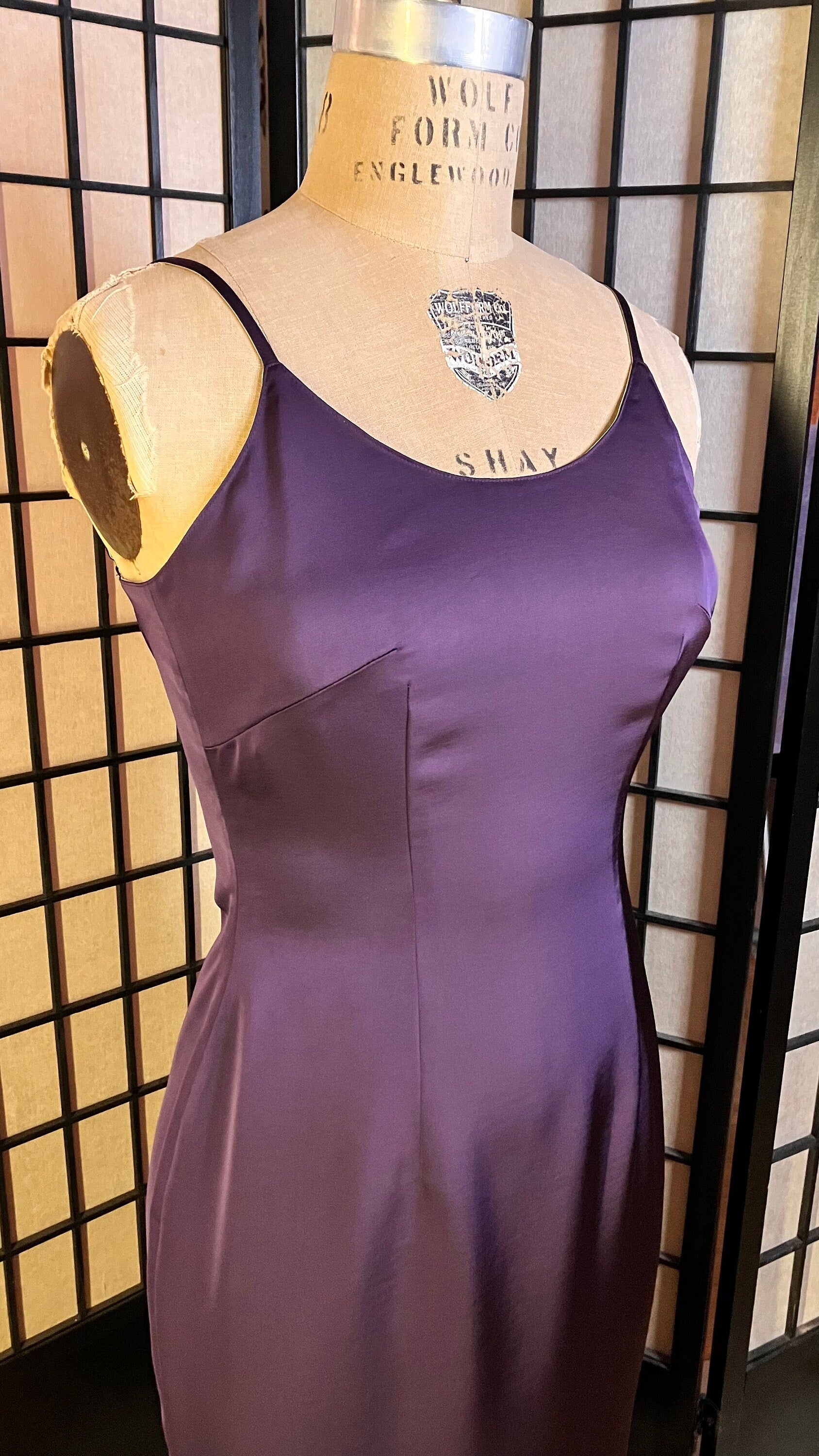tall satin slip dress Endless Rose