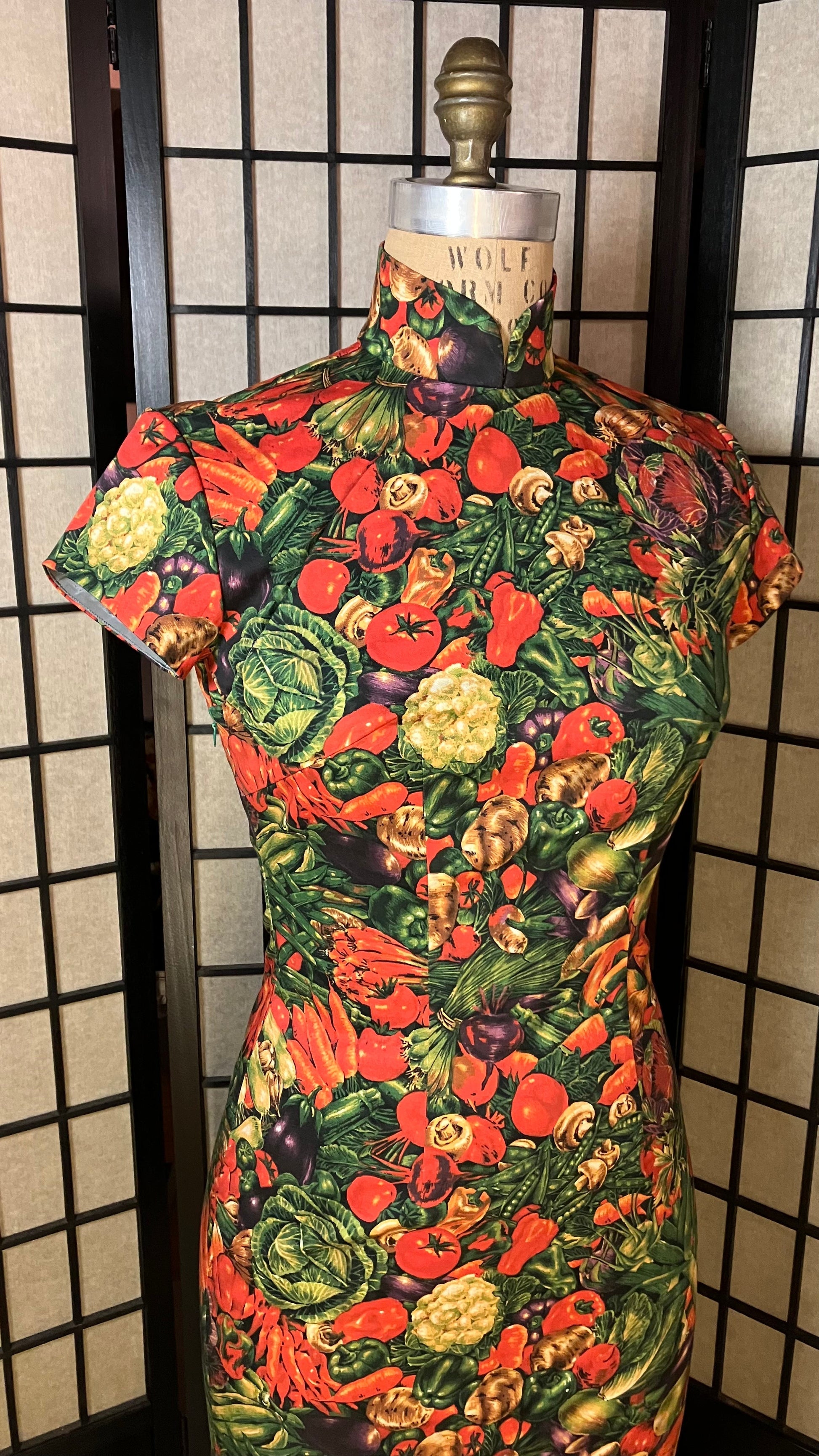 🍅 Eat Your Veggie 🥦 Cheongsam - 企直啲 Stand Tall D