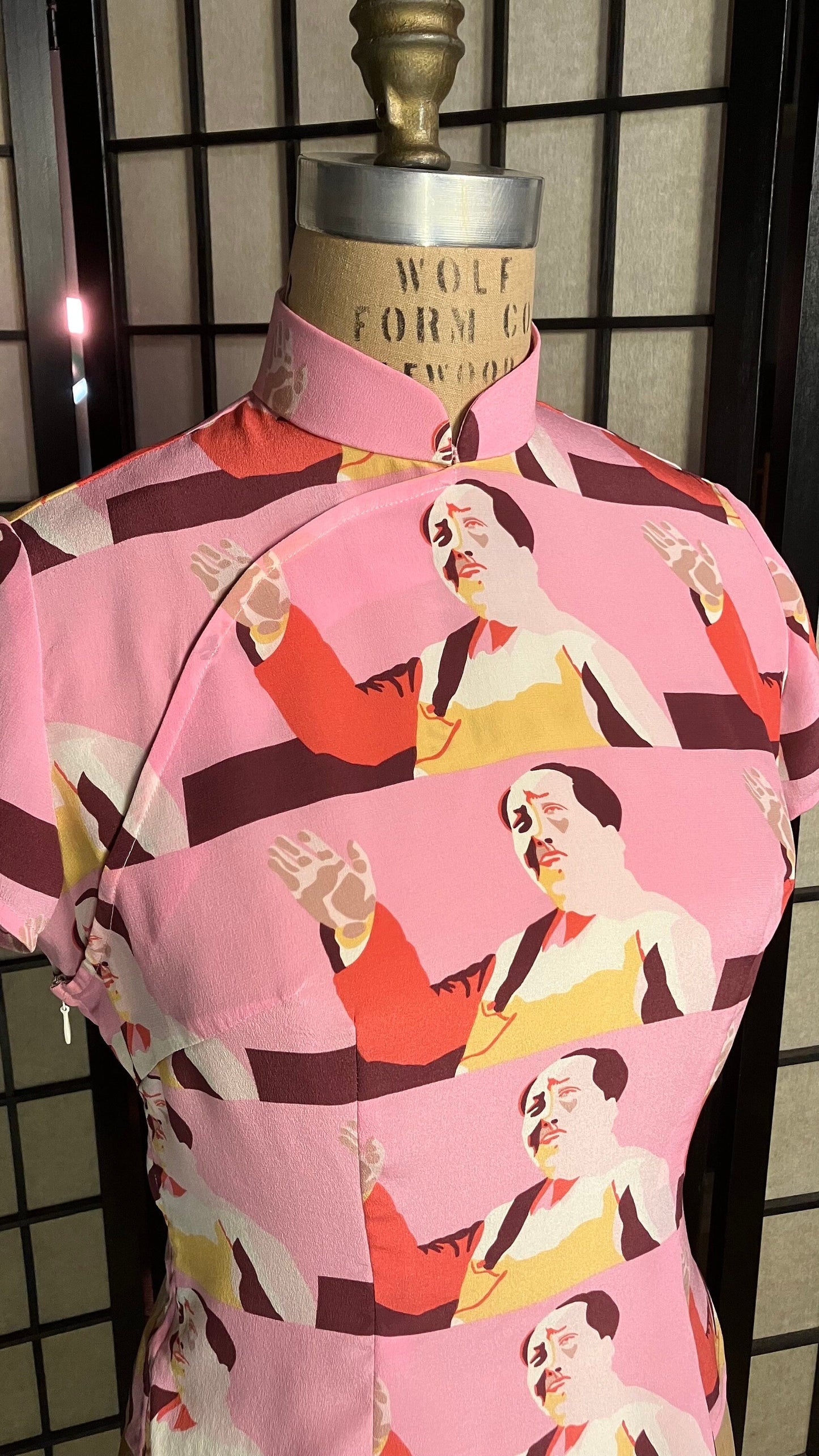 🧧 Mao Cheongsam Top - 企直啲 Stand Tall D