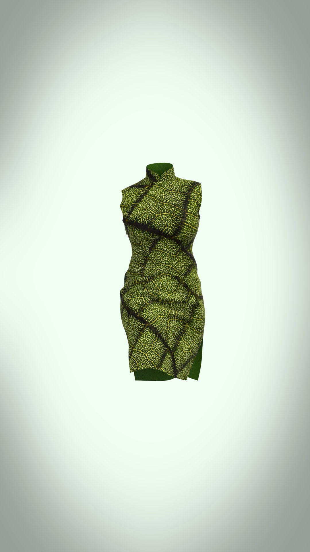 🌿 Moss Cheongsam - 企直啲 Stand Tall D