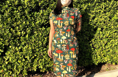 🍄 Mushroom Garden Cheongsam - 企直啲 Stand Tall D