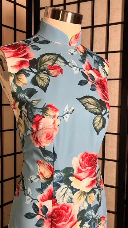 🌸 Rosé Cheongsam - 企直啲 Stand Tall D